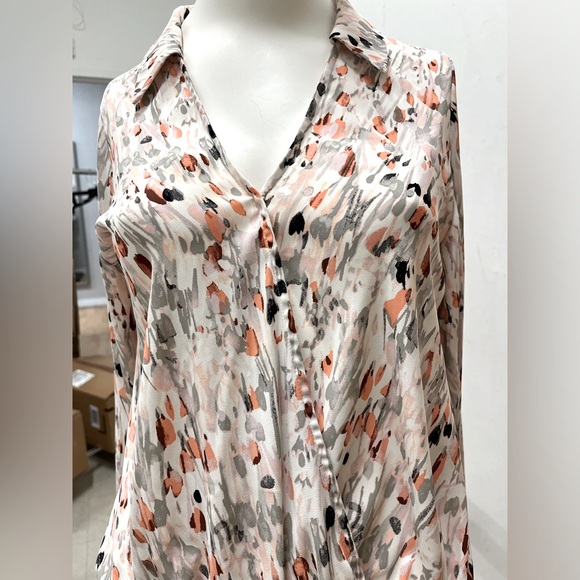 WHBM LONG SLEEVE BLOUSE, SIZE XS - Picture 1 of 5